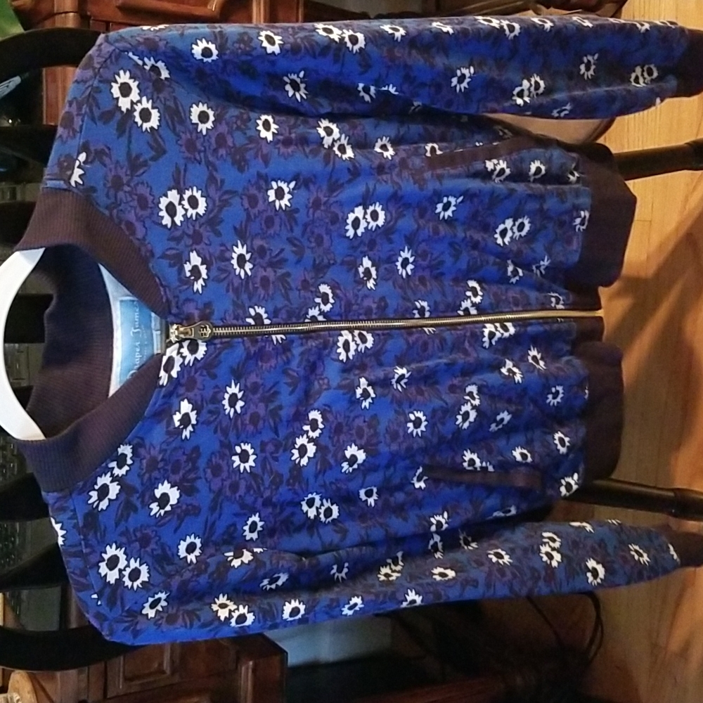 Floral bomber jacket